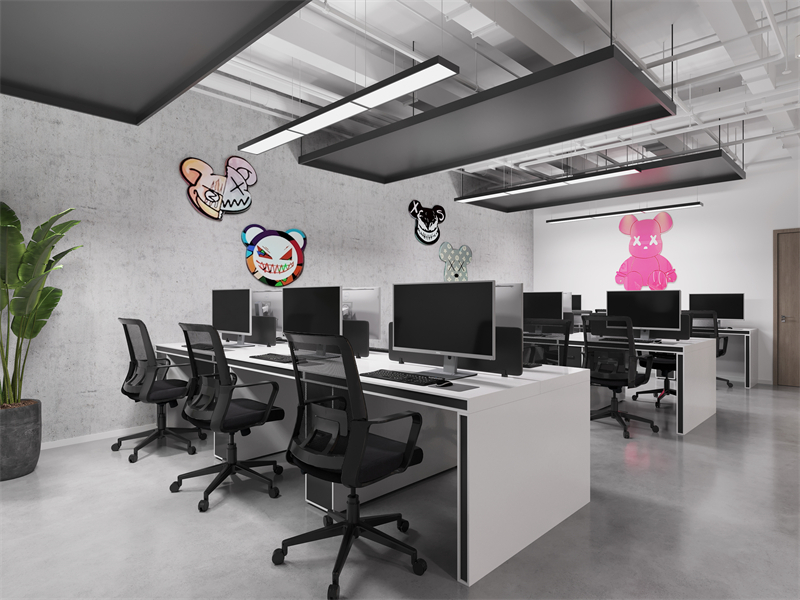 办公室装修空间和整体的搭配方法