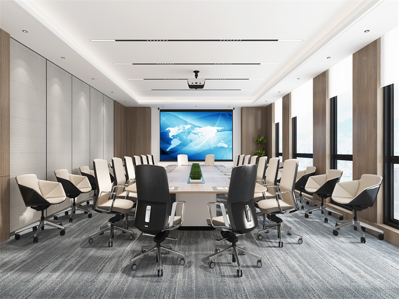 高金亮光电办公改造