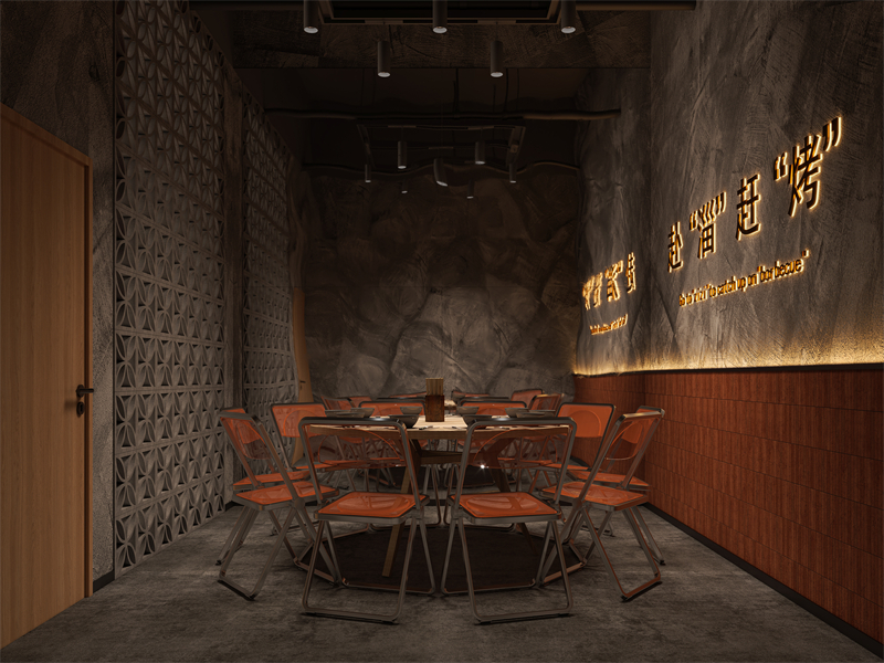 网红烧烤店